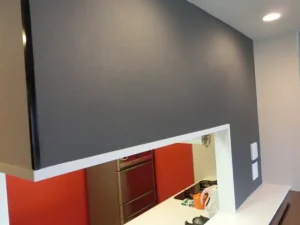 角（出隅）にアングルを付けた様子